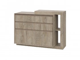 Комод 1200 22 J-Э Этна (дуб эндгрей) в Чике - chik.mebel-nsk.ru | фото