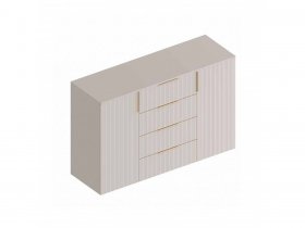 Комод с 4 ящ., 2створ. «Тефия» (тефия/софт сантьяго) в Чике - chik.mebel-nsk.ru | фото