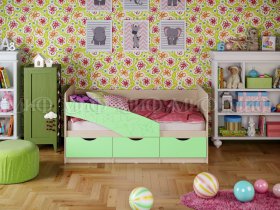 Кровать детская Бабочки 1,8 м в Чике - chik.mebel-nsk.ru | фото