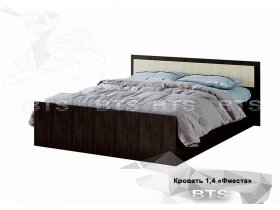 Кровать двуспальная 1,4м LIGHT Фиеста (BTS) в Чике - chik.mebel-nsk.ru | фото