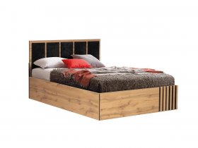 Кровать двуспальная с подъем. мех. 1,6 м Либерти 51.20 в Чике - chik.mebel-nsk.ru | фото