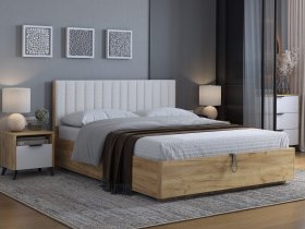 Кровать двуспальная 1,6м Юлия в Чике - chik.mebel-nsk.ru | фото