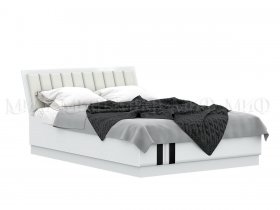 Кровать двуспальная с подъем.мех. 1,6м Магнолия в Чике - chik.mebel-nsk.ru | фото