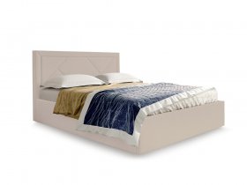 Кровать мягкая 1,6 Сиеста стандарт, вар.2 в Чике - chik.mebel-nsk.ru | фото