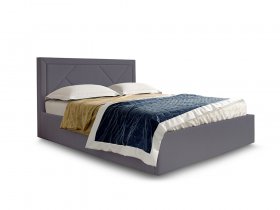 Кровать мягкая 1,6 Сиеста стандарт, вар.3 в Чике - chik.mebel-nsk.ru | фото