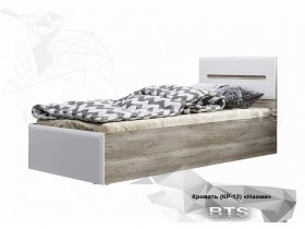 Кровать односпальная Наоми КР-12 в Чике - chik.mebel-nsk.ru | фото