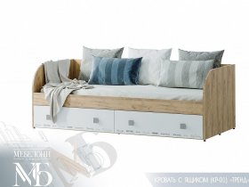 Кровать с ящиками Тренд КР-01 в Чике - chik.mebel-nsk.ru | фото