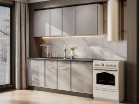 Кухонный гарнитур «Адель» 2,0м (нео) в Чике - chik.mebel-nsk.ru | фото