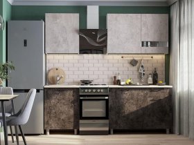 Кухонный гарнитур Розалия 1,7м (со столешницей) в Чике - chik.mebel-nsk.ru | фото