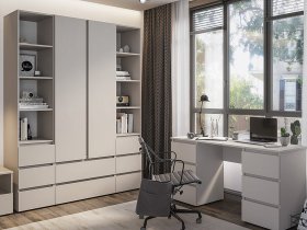 Модульная детская Люмо (кашемир) в Чике - chik.mebel-nsk.ru | фото
