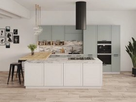 Модульная кухня Перо 3,4м (оазис) в Чике - chik.mebel-nsk.ru | фото