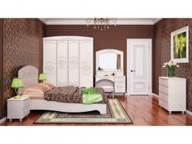 Модульная спальня Каролина в Чике - chik.mebel-nsk.ru | фото