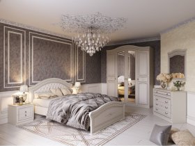 Модульная спальня Николь (Мебельград) в Чике - chik.mebel-nsk.ru | фото