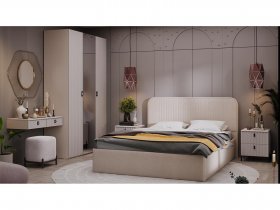Модульная спальня «Тиффани» (кашемир/кашемир матовый) в Чике - chik.mebel-nsk.ru | фото