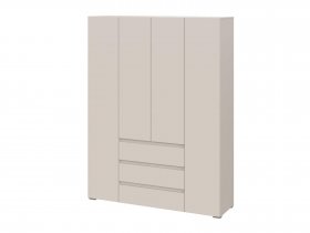 Шкаф четырехстворчатый с ящиками Люмо ШК-05 в Чике - chik.mebel-nsk.ru | фото