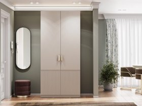 Шкаф двухстворчатый Эккервуд (Нью) (меланж) в Чике - chik.mebel-nsk.ru | фото
