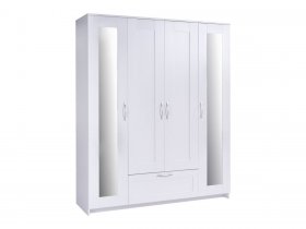 Шкаф комби 4 двери и 1 ящик Сириус в Чике - chik.mebel-nsk.ru | фото