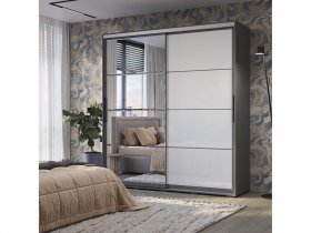 Шкаф-купе Крафт-6 (графит) в Чике - chik.mebel-nsk.ru | фото