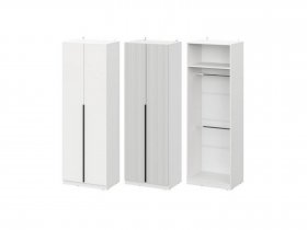 Шкаф ШК-75 Эккервуд (белый) в Чике - chik.mebel-nsk.ru | фото