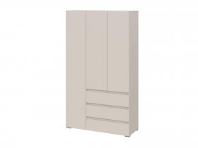 Шкаф трехстворчатый с ящиками Люмо ШК-06 в Чике - chik.mebel-nsk.ru | фото