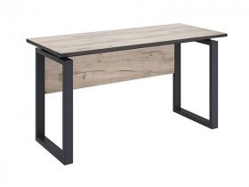 Стол офисный Ст077.0_140 Гермес лофт (дуб крафт серый) в Чике - chik.mebel-nsk.ru | фото