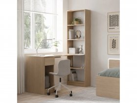 Стол письменный угловой «Лайт» 10.01 (плэйн) в Чике - chik.mebel-nsk.ru | фото