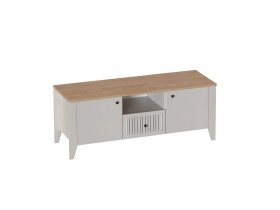 Тумба узкая 2дв. 1ящ. Валенсия (гостиная) в Чике - chik.mebel-nsk.ru | фото